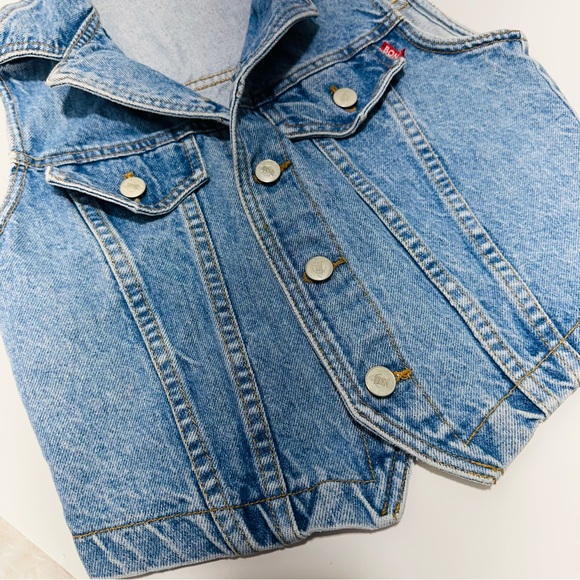 Vintage Bongo Cropped Sexy Jean Jacket size xs - Picture 3 of 12